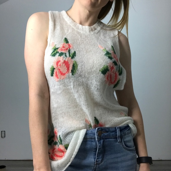 Wildfox white label prairie rose tank - Picture 3 of 3